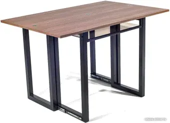 Стол-трансформер Aledar Slider 115x40-80x78 (дуб шерман коньяк коричневый H1344 ST32/черный муар)
