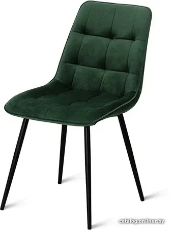 Стул Aero B105 Dark Green VL65 BK (велюр, темно-зеленый)