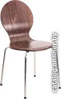 Стул Белс Келли Wood Chrome 450030-15 (темный орех)