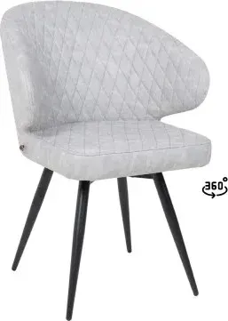 Стул Мамадома ROB-R1 360 (k08 Графит замша Lux/черный)