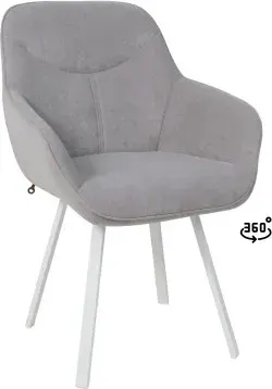 Стул Мамадома Romeo smile 360 (b22 Grey Lux/белый)