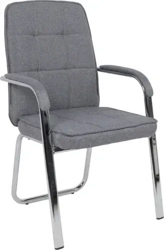 Стул с подлокотниками AksHome Picasso Chrome (серый)