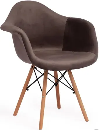 Стул с подлокотниками Secret De Maison Cindy Soft (Eames) mod. 101 (серый (HLR 24)/натуральный)