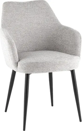 Стул с подлокотниками Stool Group Katys OS-2516-1 Lord-05 (светло-серый, рогожка)