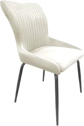 Стул SitUp Iron (ткань Milk, белый/черный)