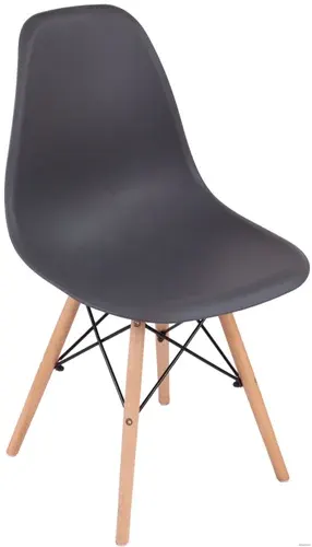 Стул Treet Fitz STF-0302 (темно-серый/деревянные ножки)