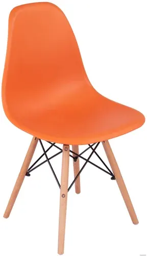 Стул Treet Fitz STF-0902 (оранжевый/деревянные ножки)