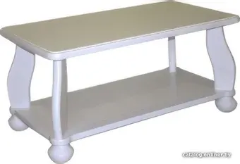 Журнальный столик Боринское Мебель Мелодия (белый/венге)