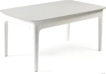 Журнальный столик ГрандМодерн Фриз 92.5x57.5x45.5 (береза, белый)