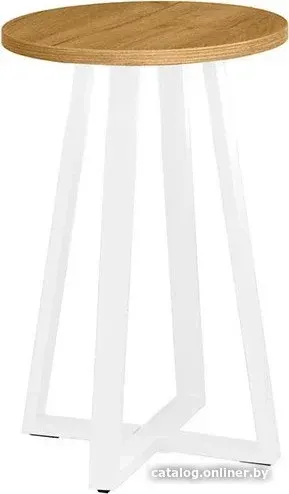 Журнальный столик Millwood Лофт СТ-4 White (дуб золотой крафт)