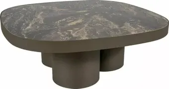 Журнальный столик Signal Stella A Ceramic (черный Vulcano/медный)