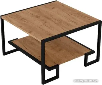 Журнальный столик Weldhouse LOFT Доха L (дуб золотой крафт)