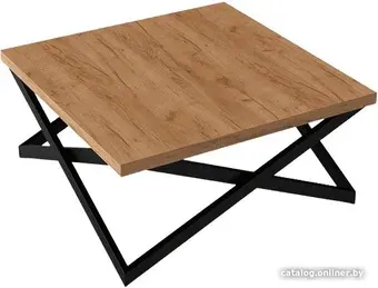 Журнальный столик Weldhouse LOFT Мадрид L (дуб золотой крафт)